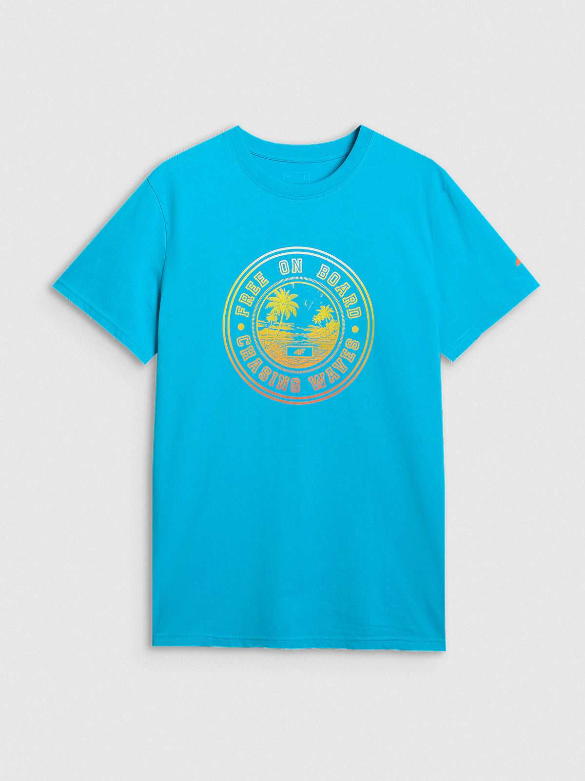 T-shirt regular z nadrukiem męski