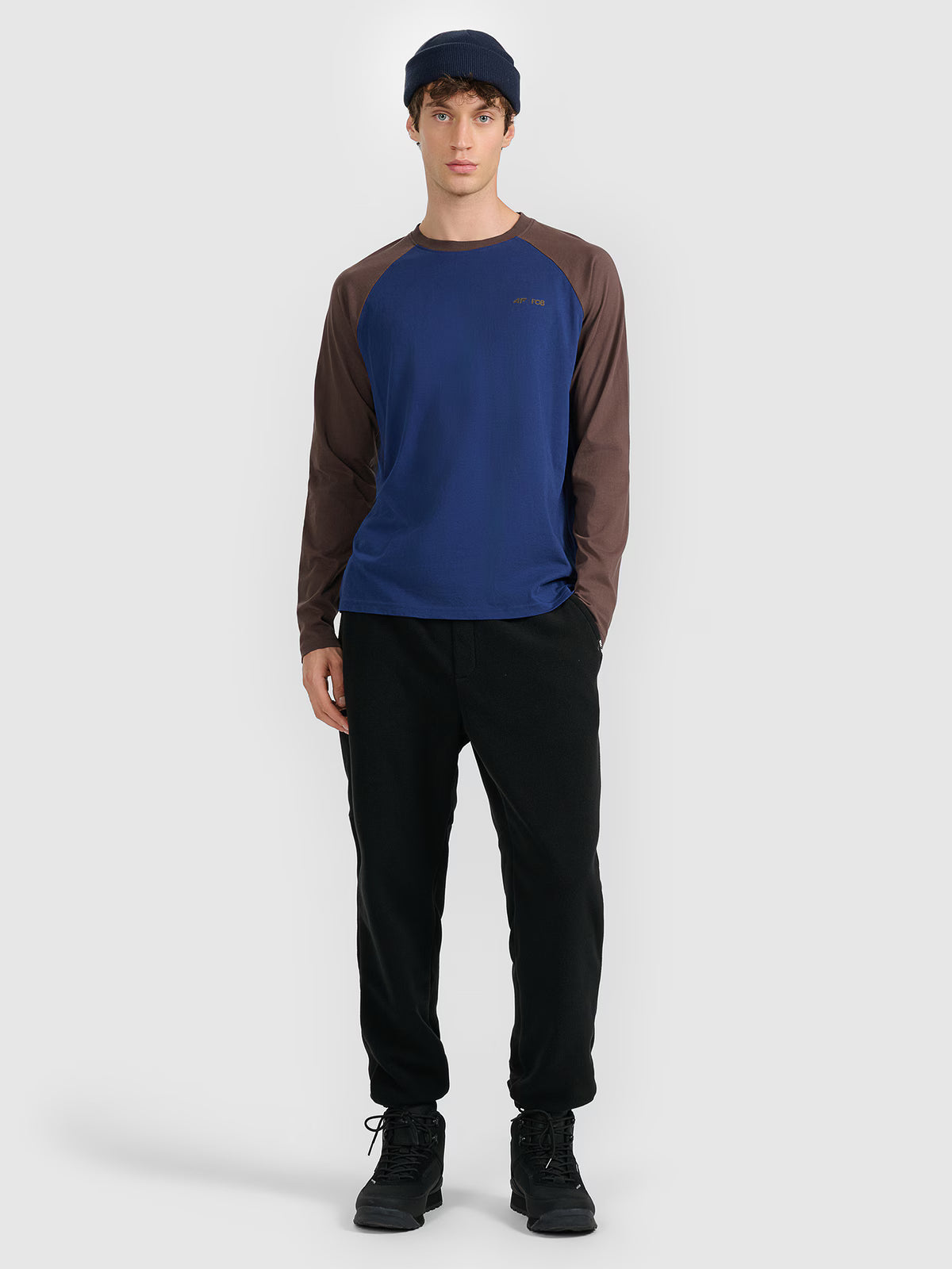 Longsleeve regular z nadrukiem męski