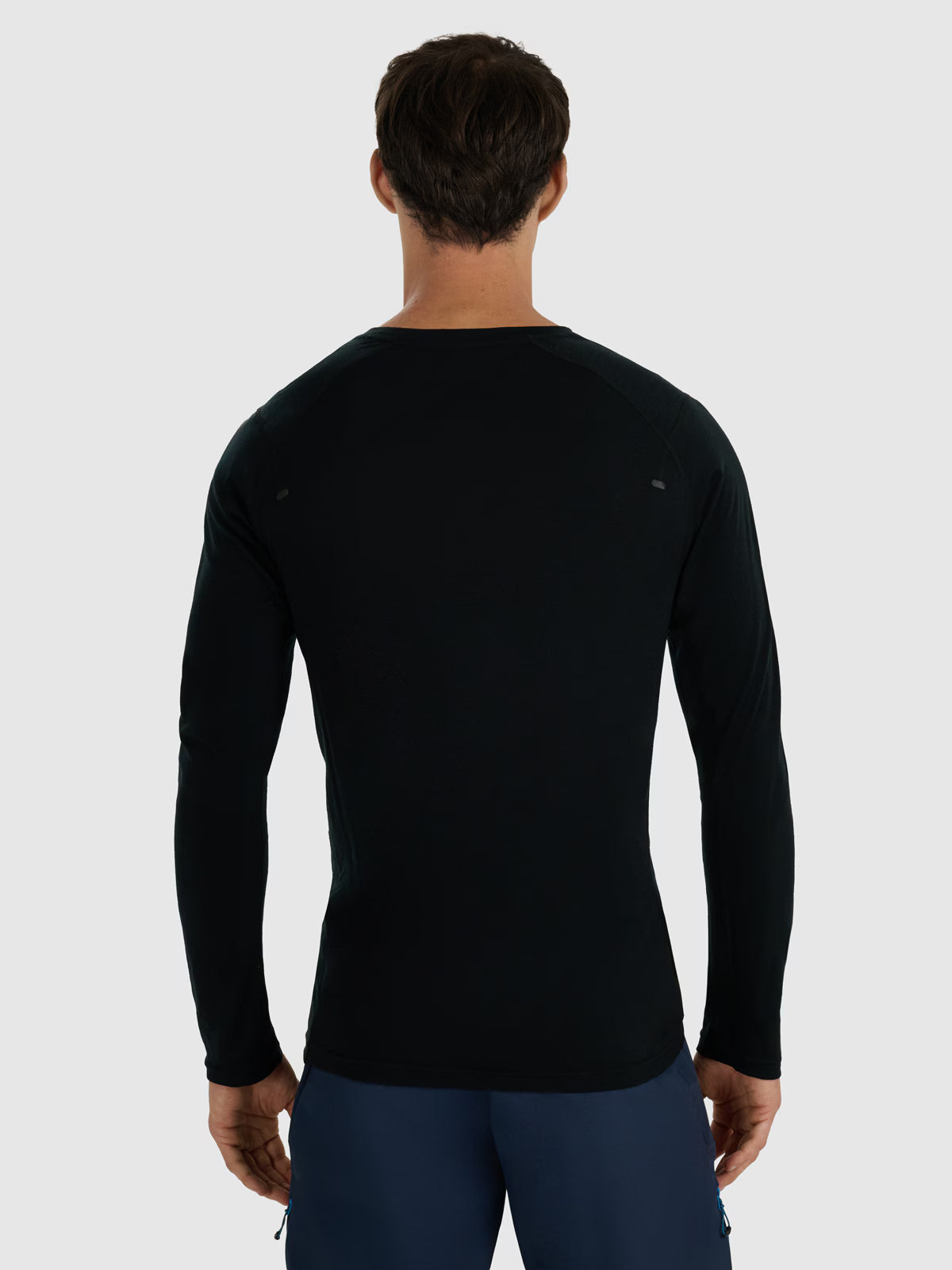Longsleeve trekkingowy szybkoschnący z wełną merino męski