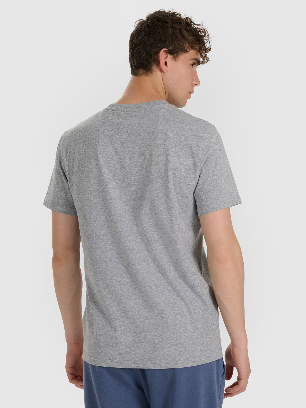 T-shirt regular z nadrukiem męski