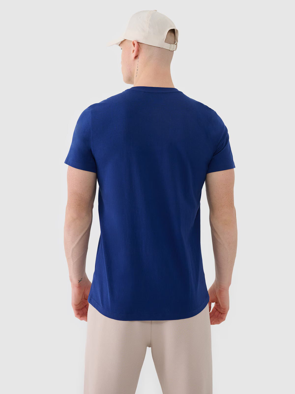 T-shirt regular z nadrukiem męski