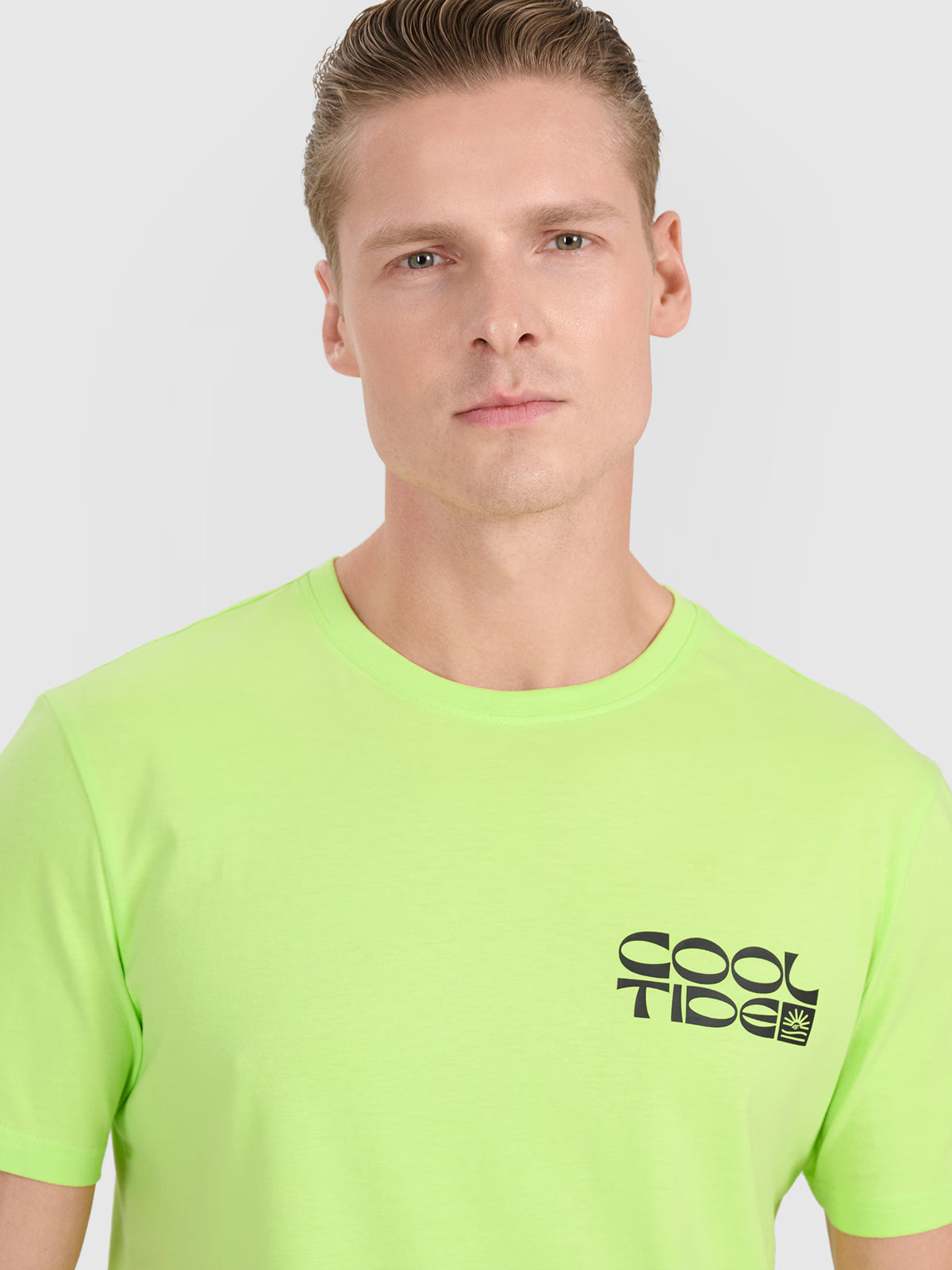 T-shirt regular z nadrukiem męski