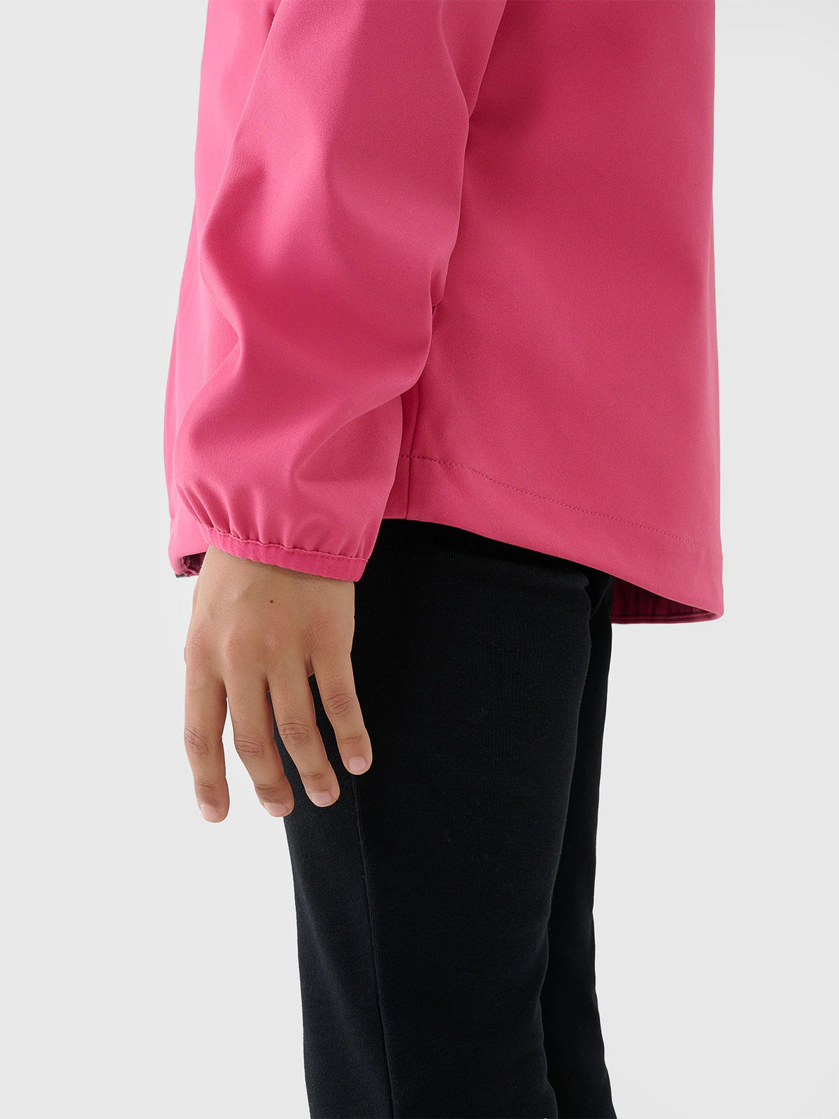 Kurtka softshell wiatroodporna membrana 5000 dziewczęca