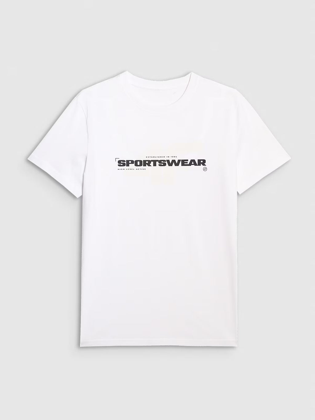 T-shirt regular z nadrukiem męski