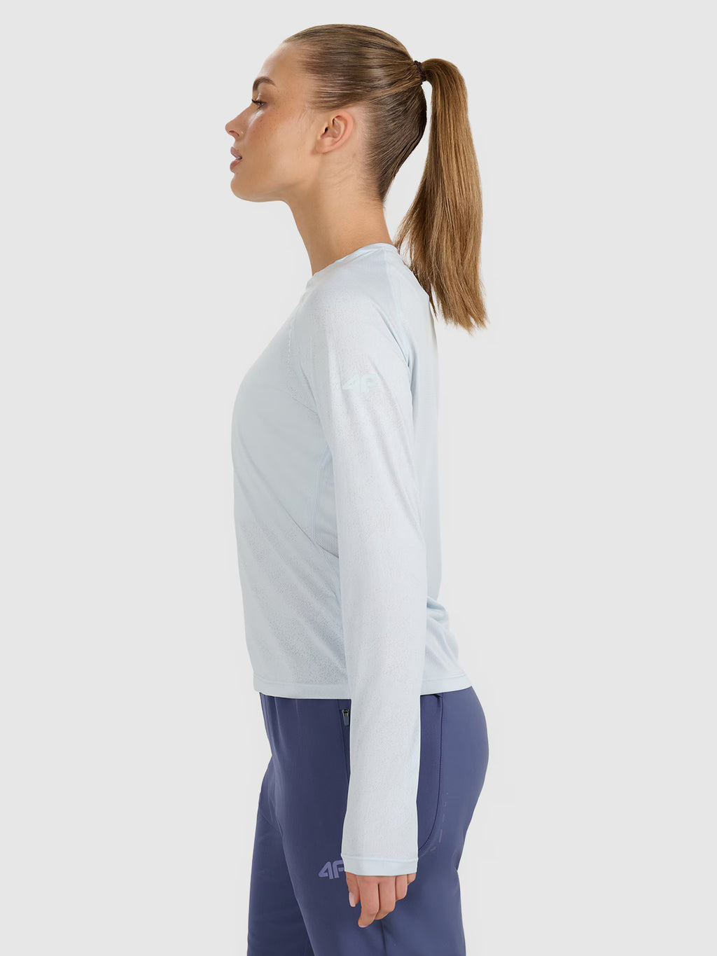 Longsleeve do biegania w terenie szybkoschnący damski