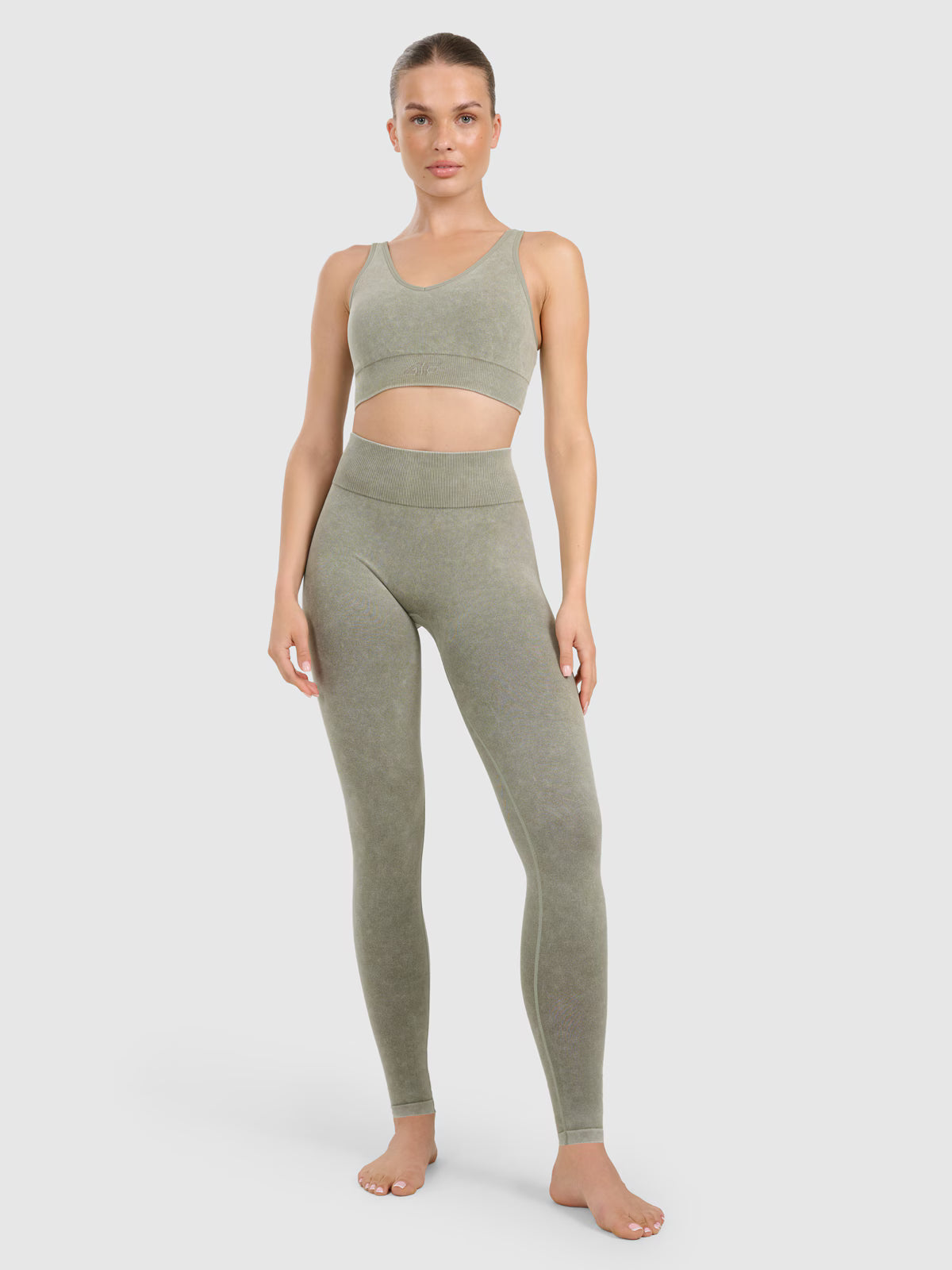 Legginsy do jogi i pilatesu bezszwowe damskie