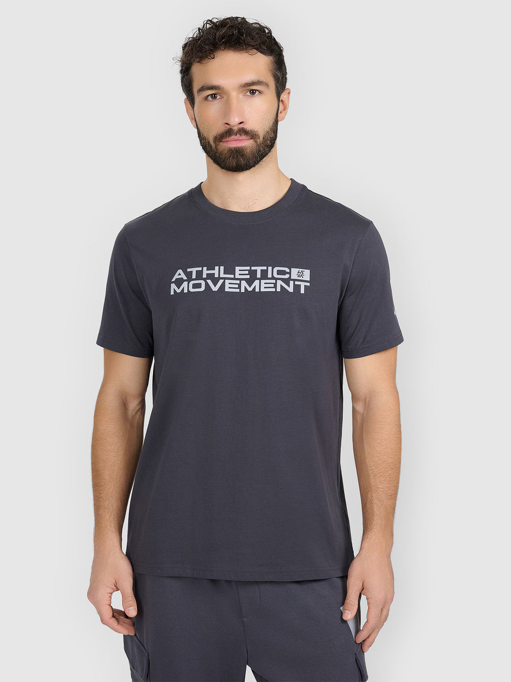 T-shirt regular z nadrukiem męski