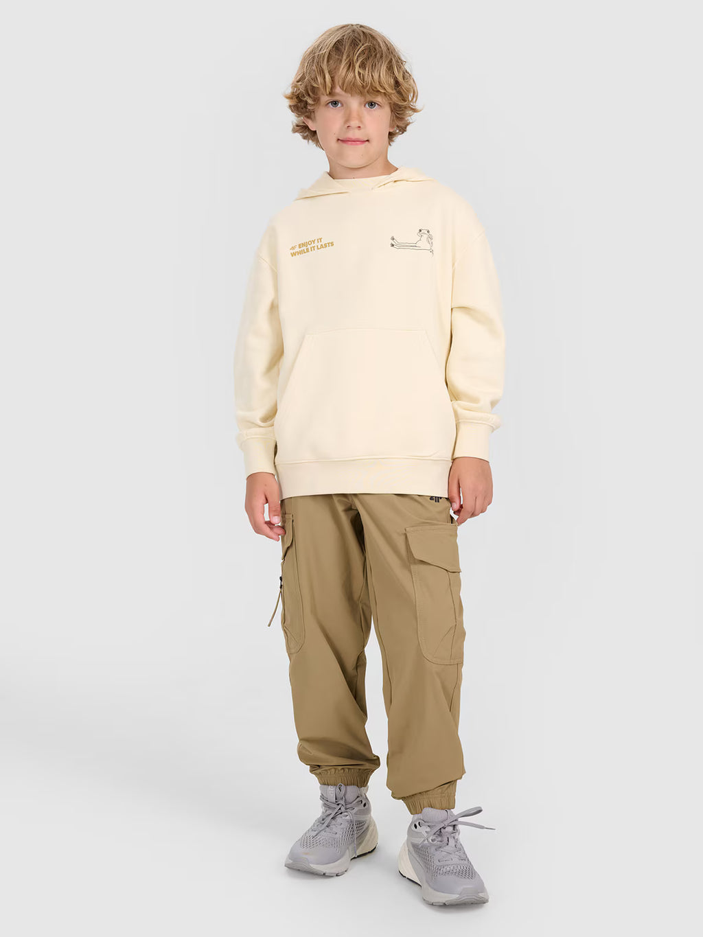Spodnie casual cargo chłopięce