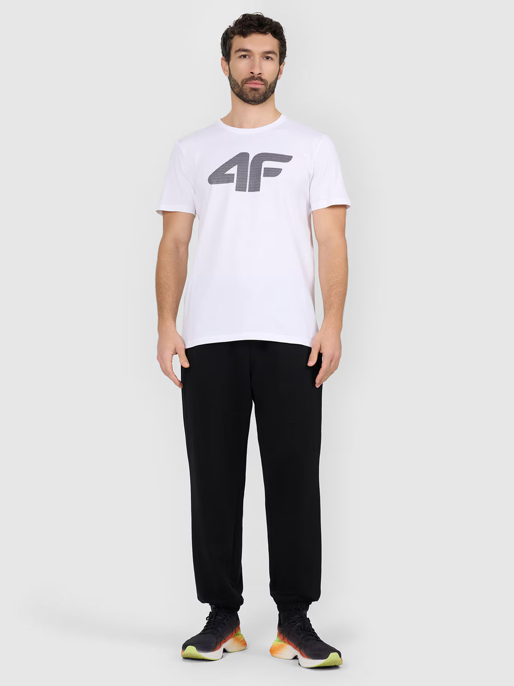T-shirt regular z nadrukiem męski