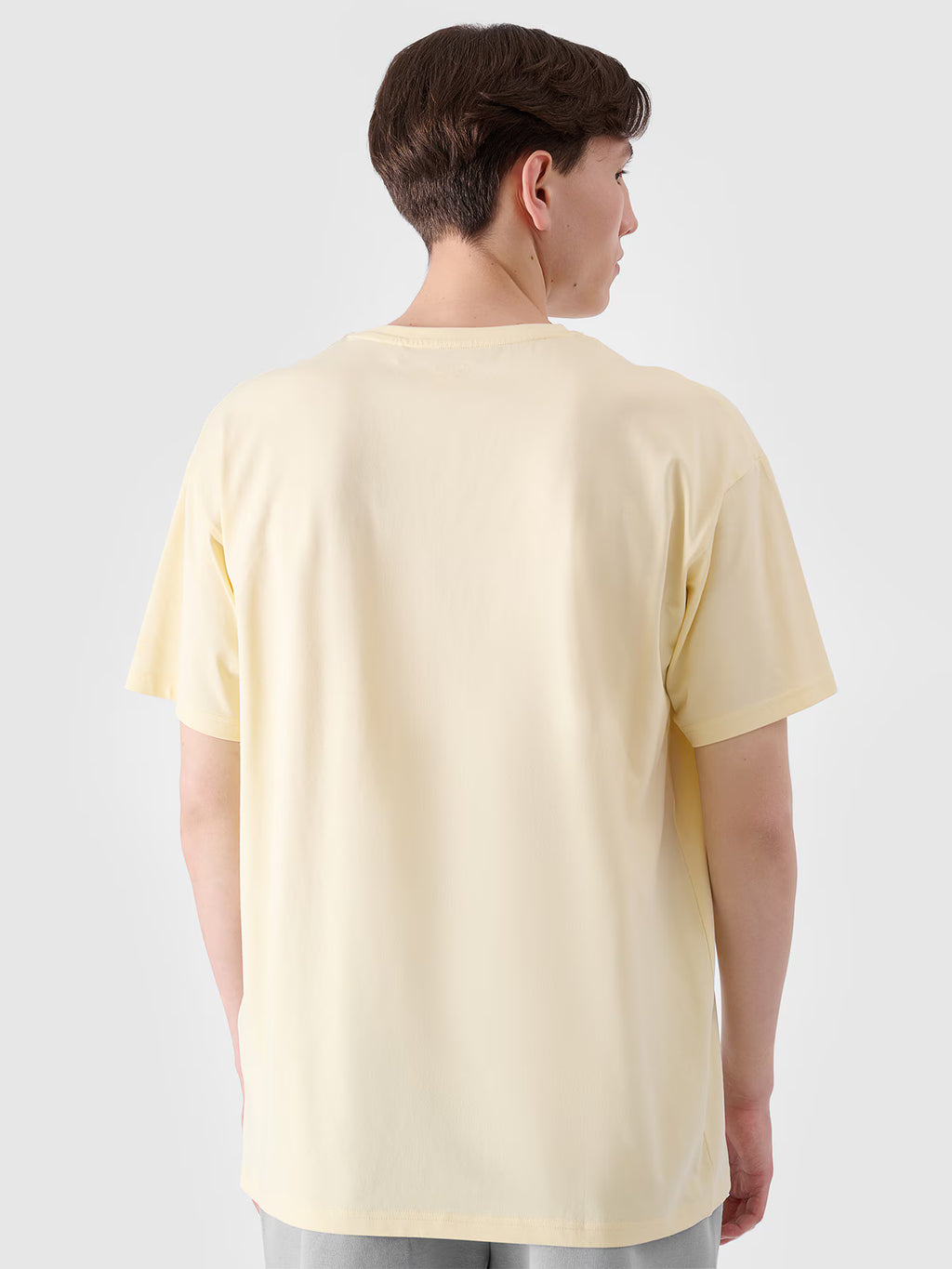 T-shirt oversize z nadrukiem męski