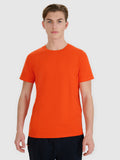 T-shirt regular ze strukturalnej dzianiny męski