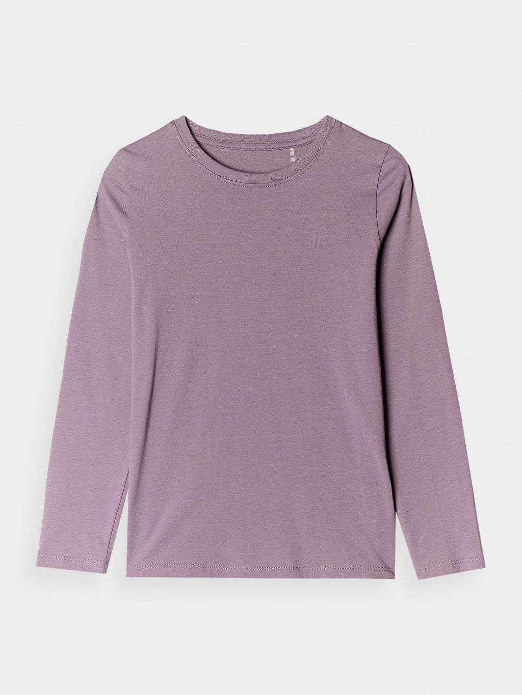 Longsleeve regular gladki dziewczęcy