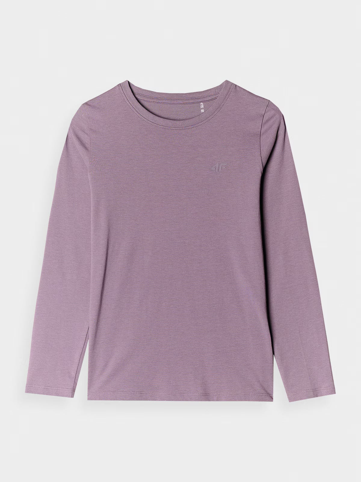 Longsleeve regular gladki dziewczęcy