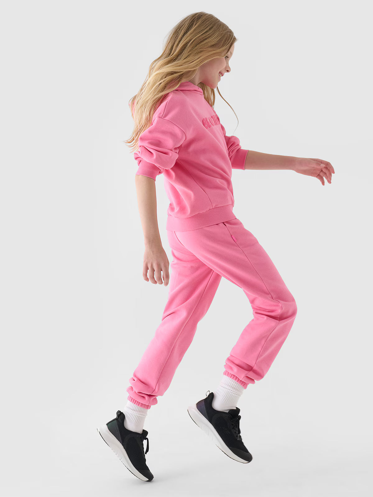 Spodnie dresowe joggery dziewczęce