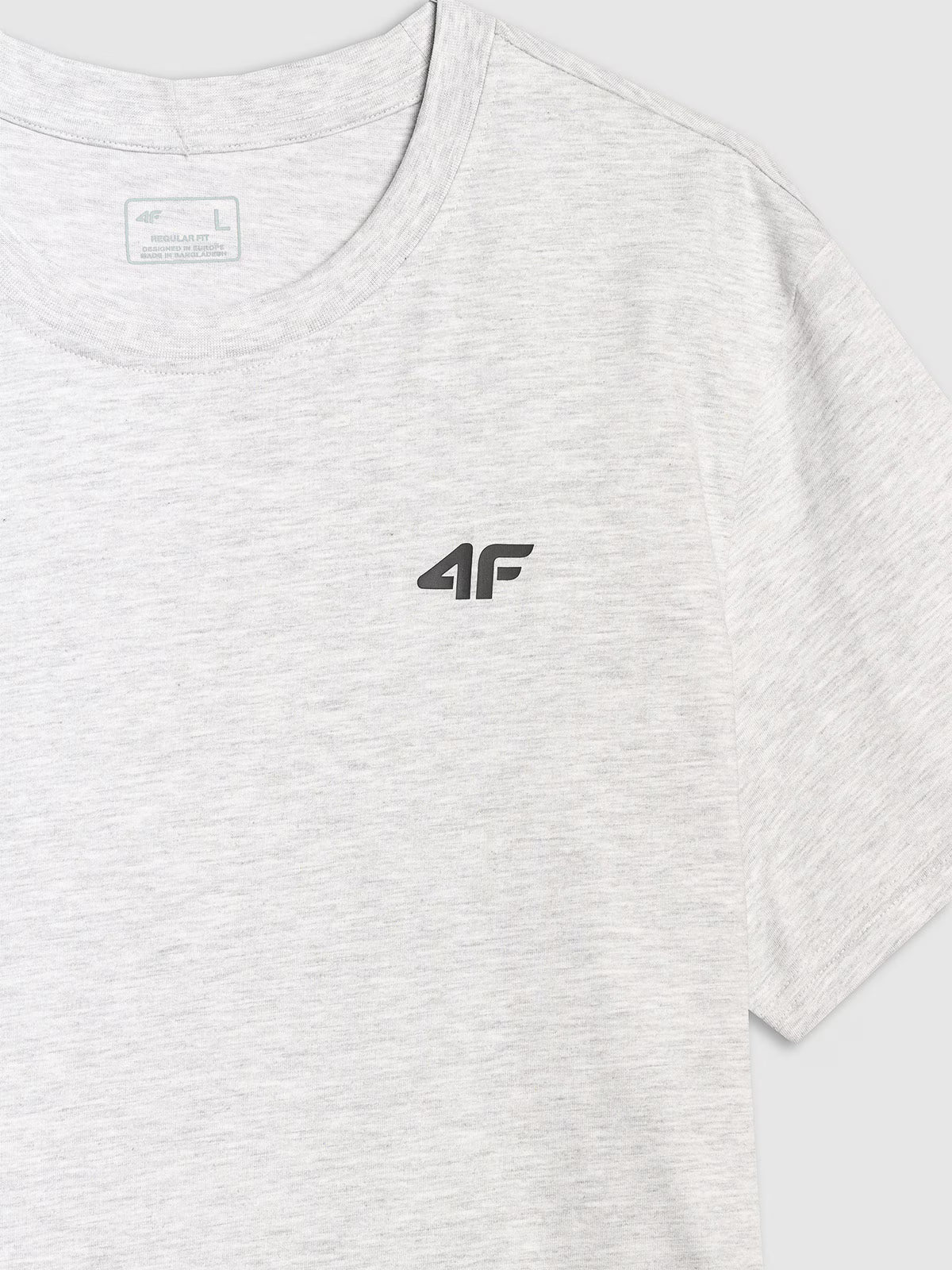 T-shirt regular gładki męski