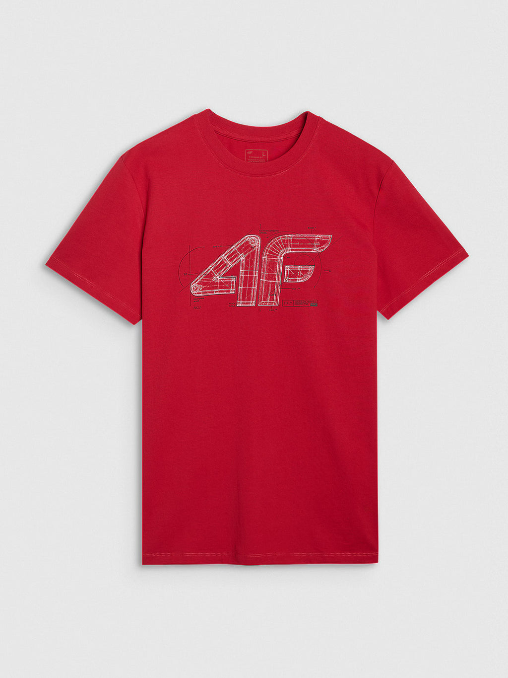 T-shirt regular z nadrukiem męski