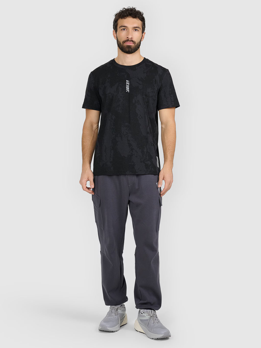 T-shirt regular z nadrukiem męski