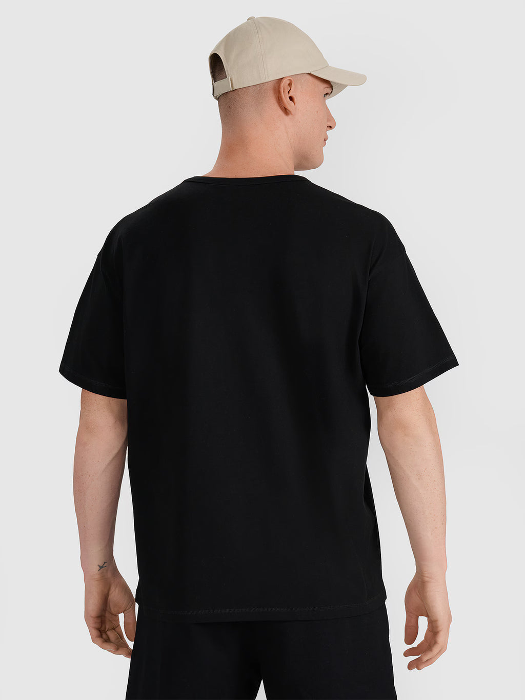 T-shirt oversize gładki uniseks