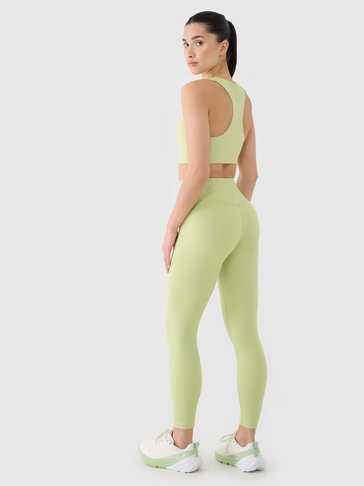 Legginsy treningowe z wysokim stanem damskie