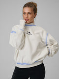 Bluza dresowa regular bez kaptura damska