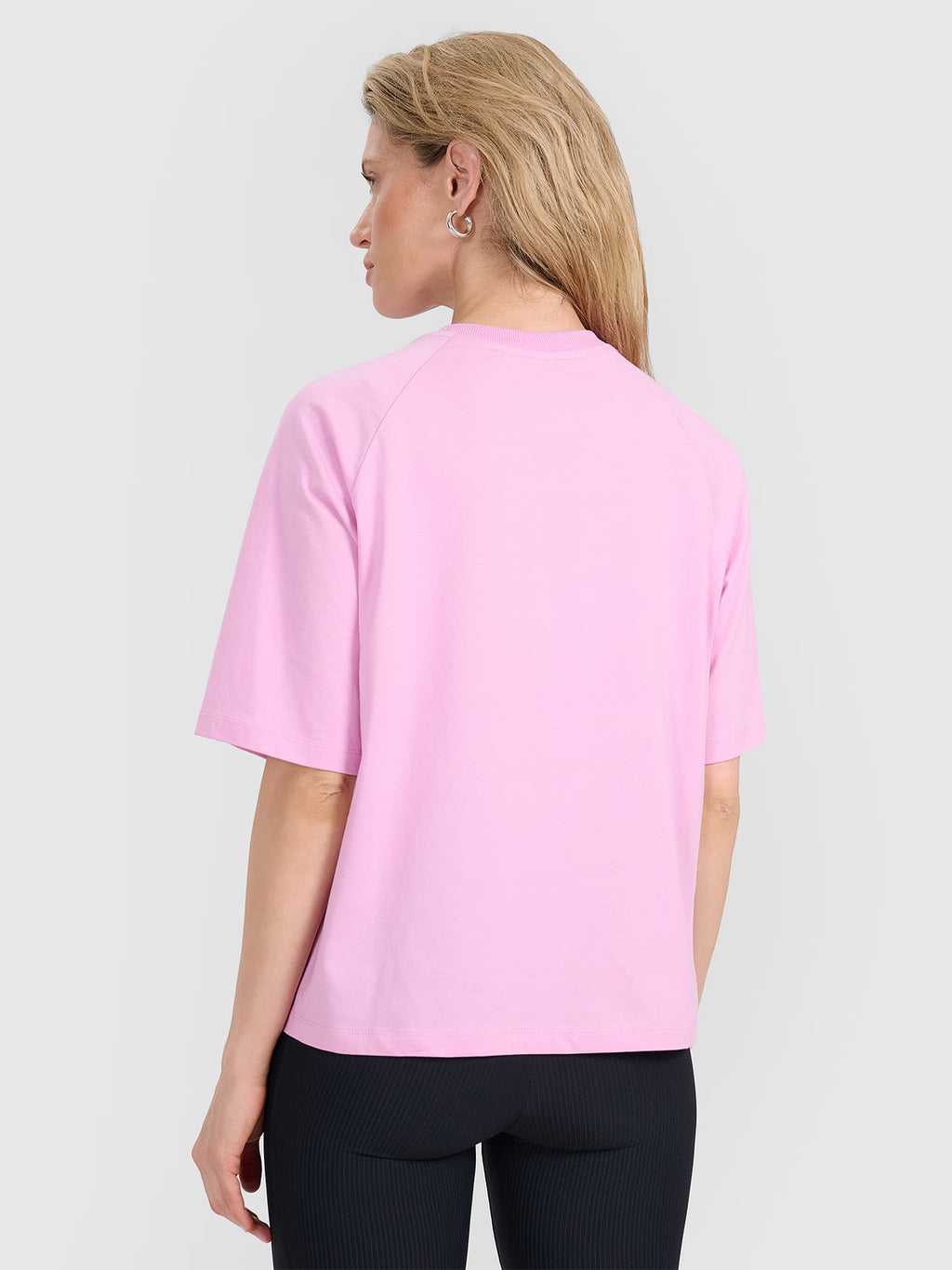 T-shirt oversize gładki damski