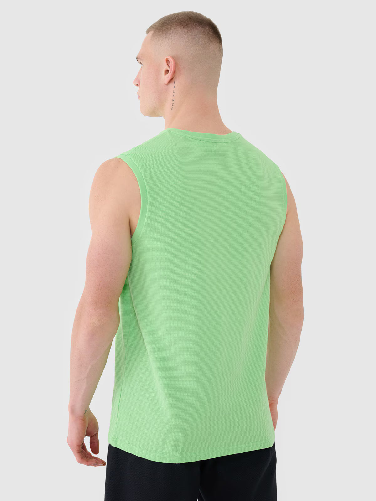 Tank top regular gładki męski