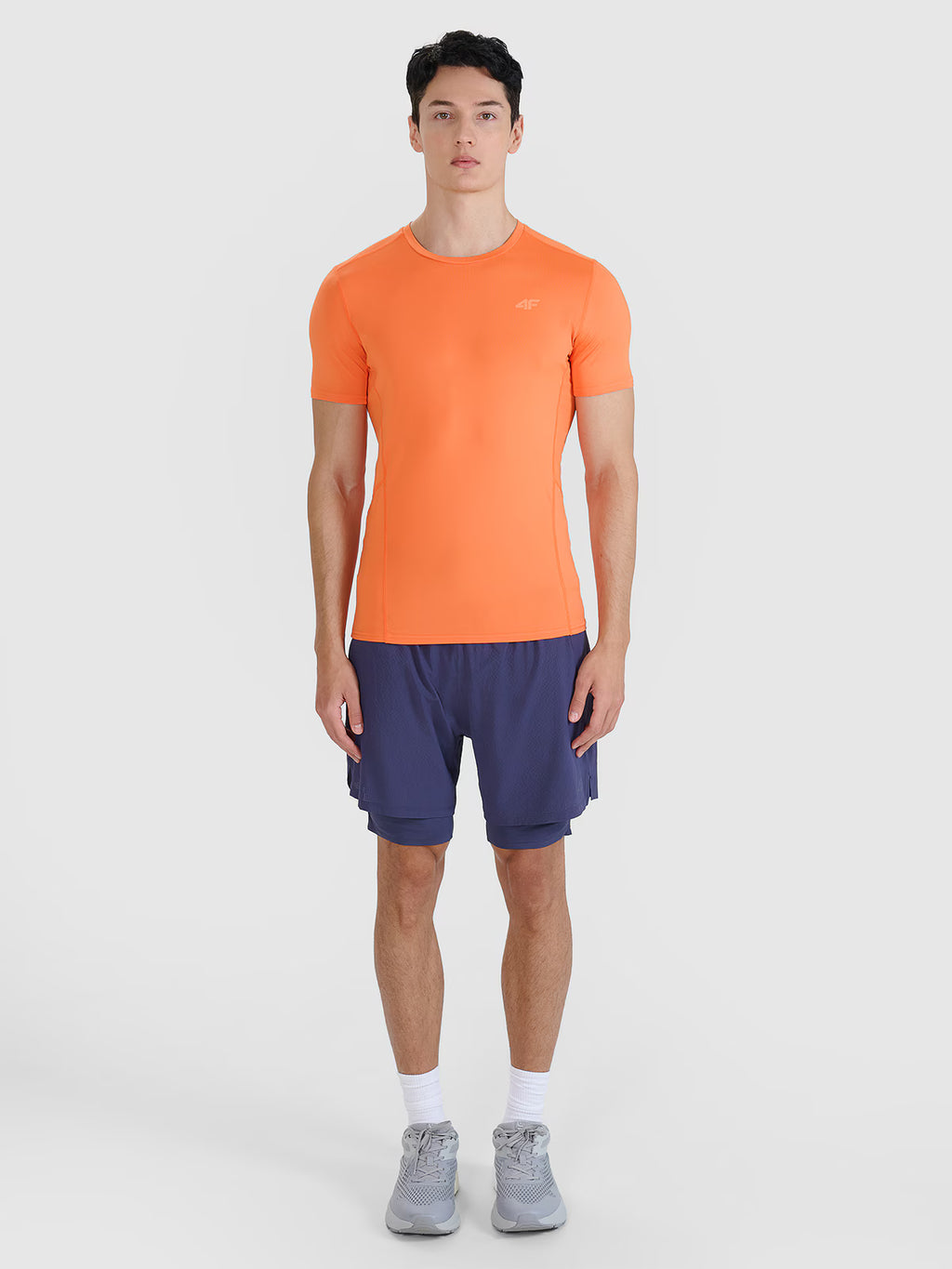 Koszulka do biegania slim szybkoschnąca męska