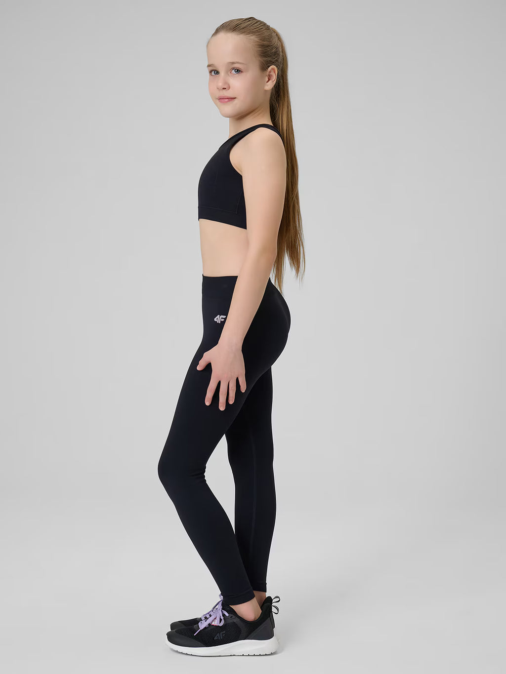 Legginsy sportowe bezszwowe dziewczęce