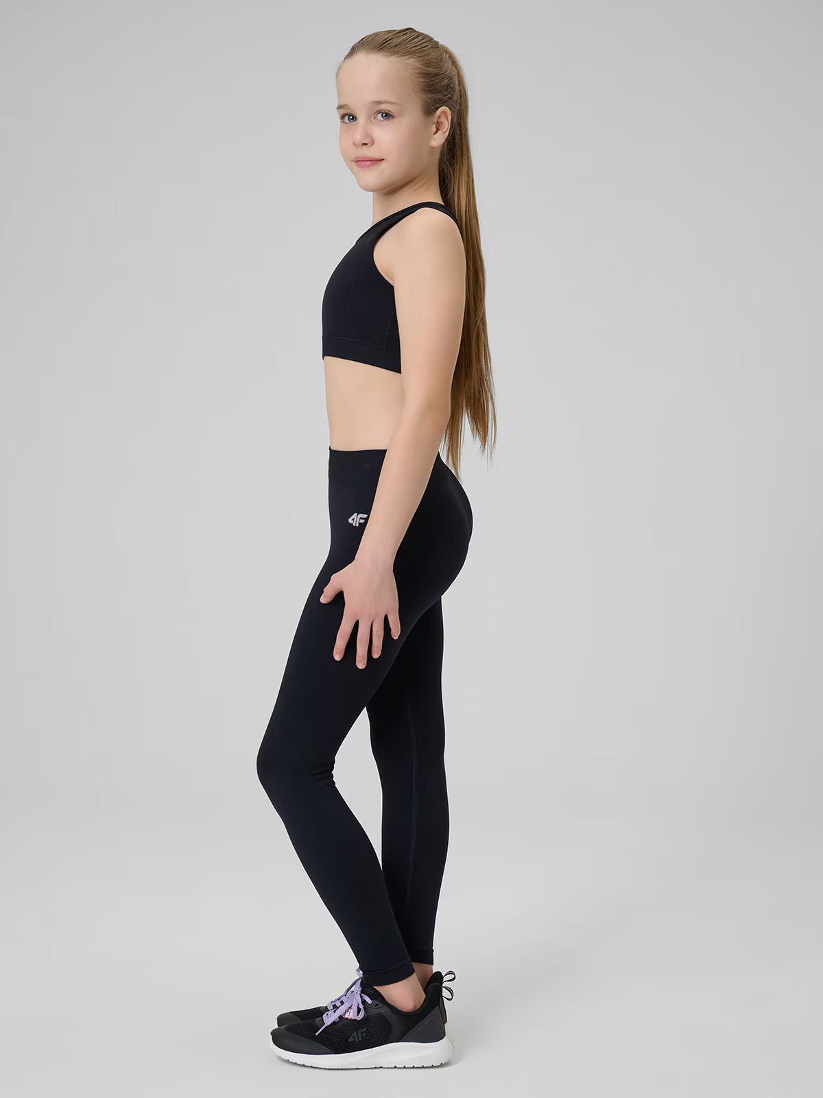 Legginsy sportowe bezszwowe dziewczęce