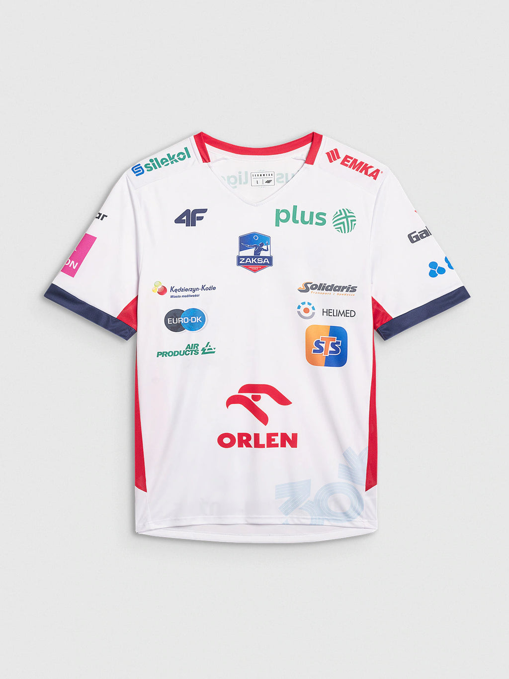 Koszulka meczowa replika wyjazdowa z sezonu 2024/25 męska 4F x Zaksa Kędzierzyn Koźle