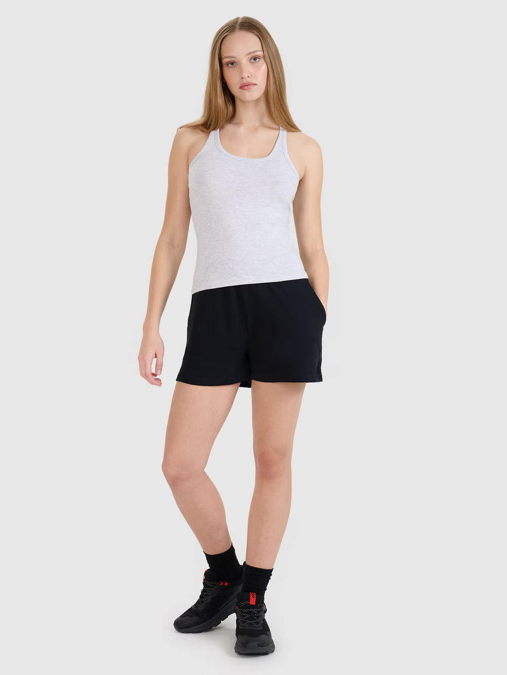 Top slim gładki damski