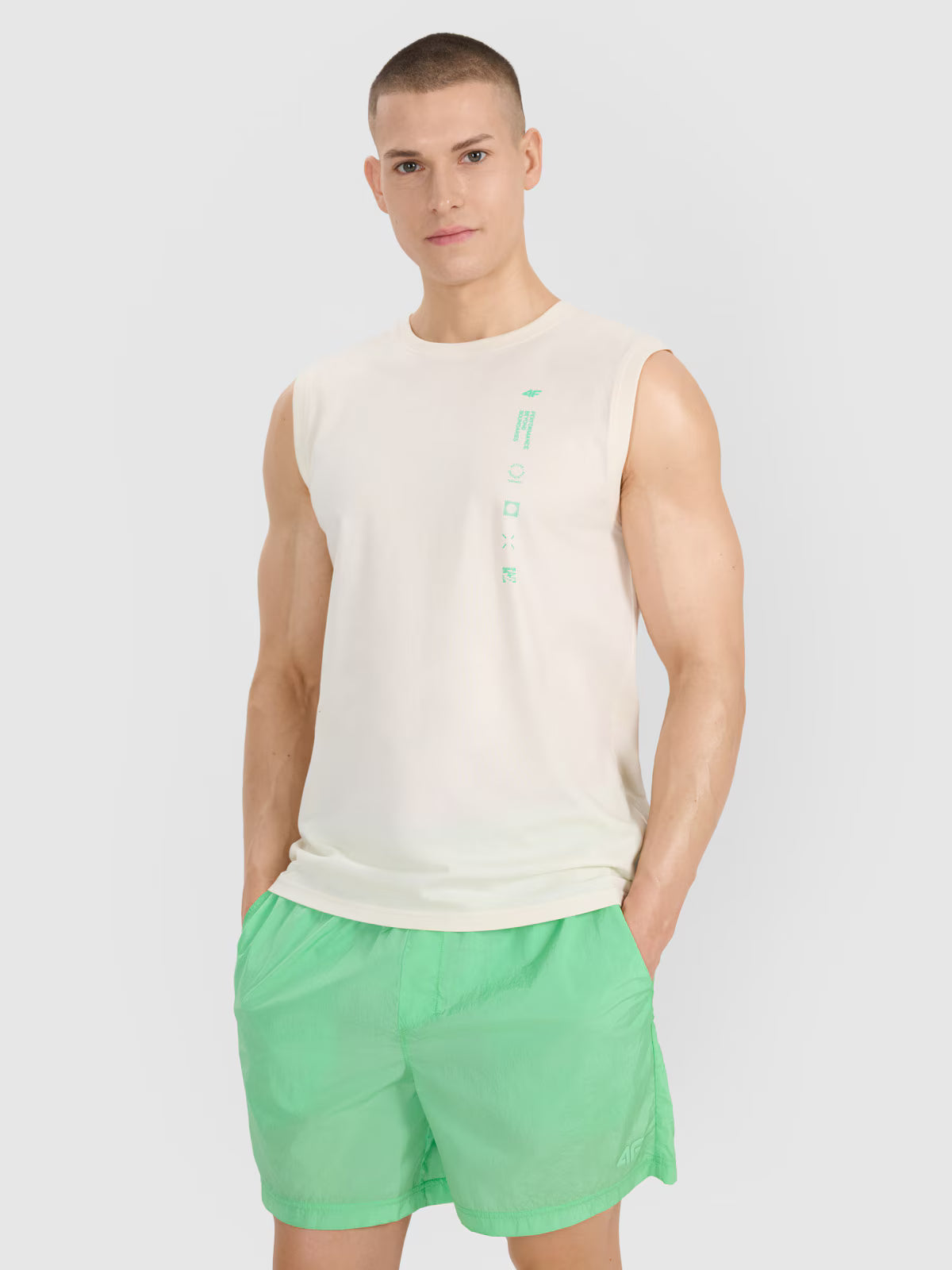 Tank top regular męski