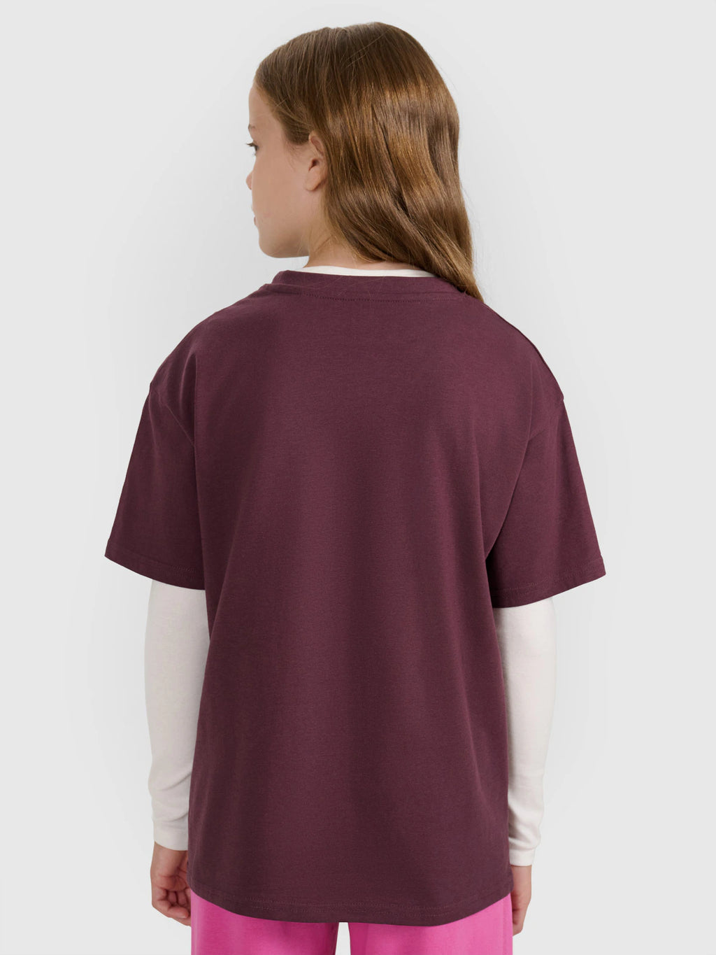 T-shirt regular z nadrukiem dziewczęcy