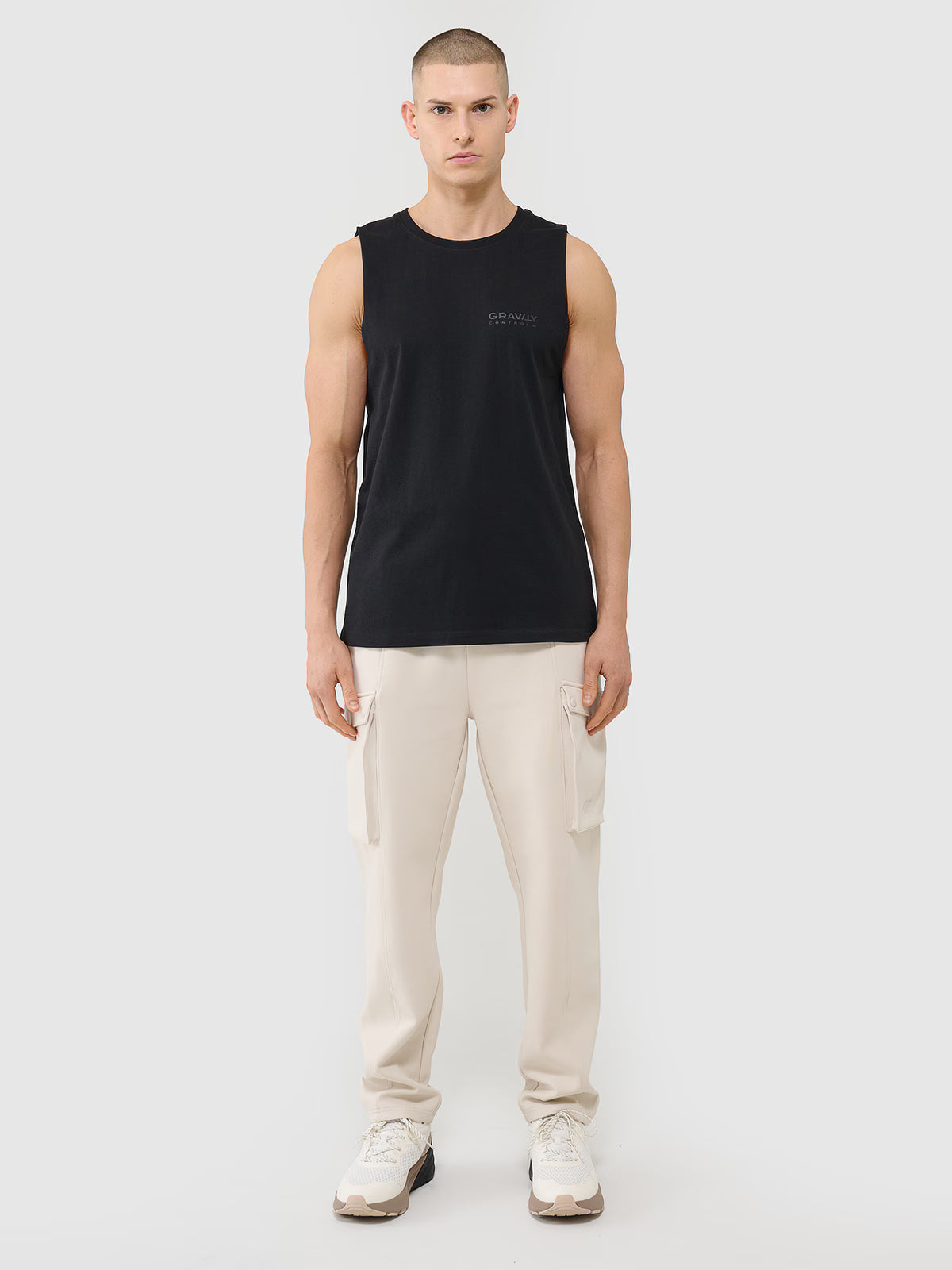 Tank top oversize męski