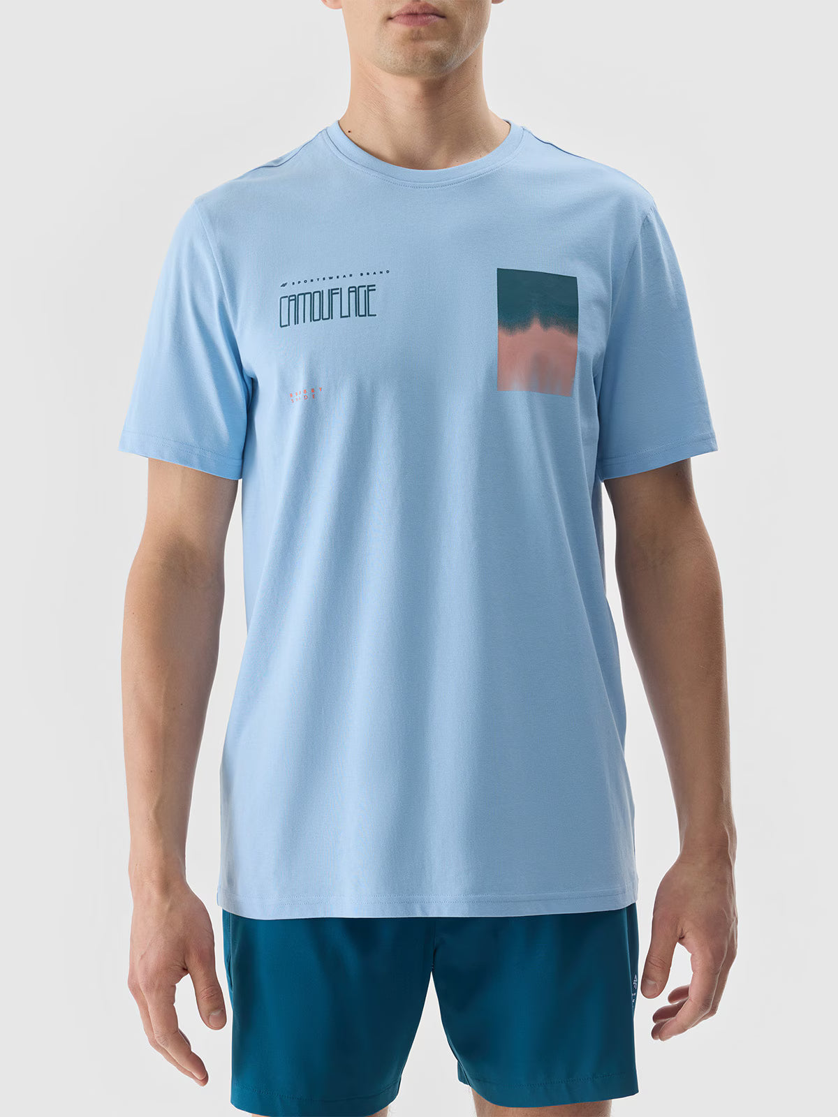 T-shirt z nadrukiem męski