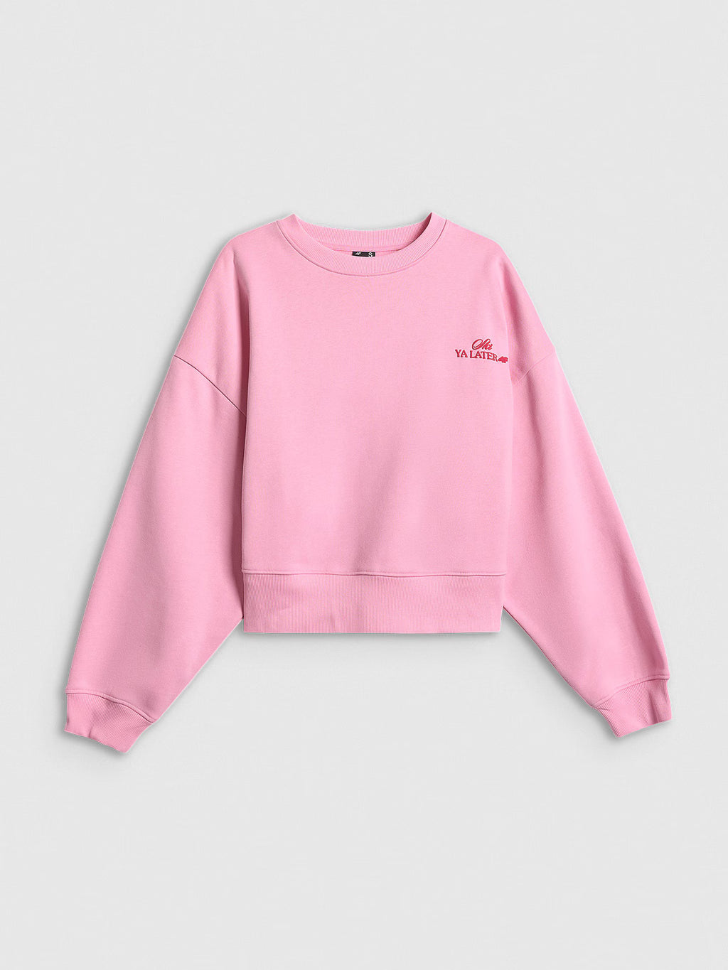 Bluza dresowa loose bez kaptura damska