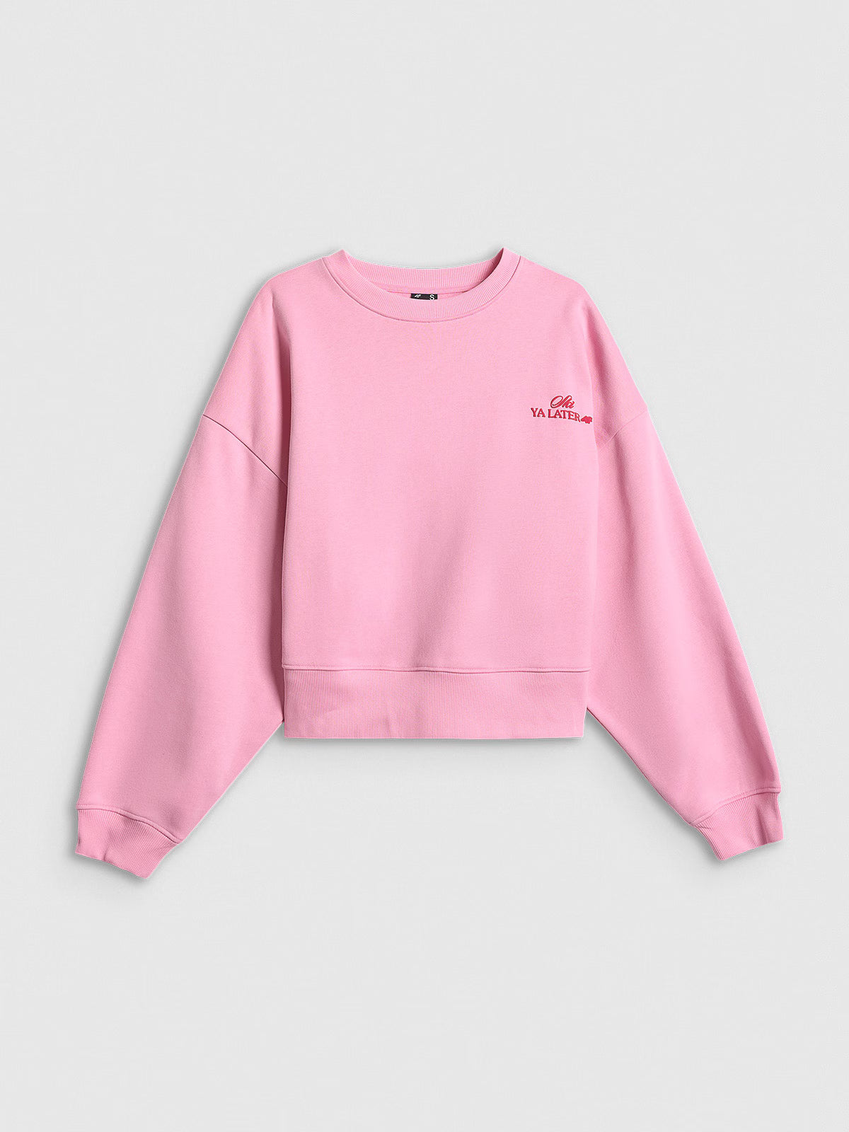 Bluza dresowa loose bez kaptura damska
