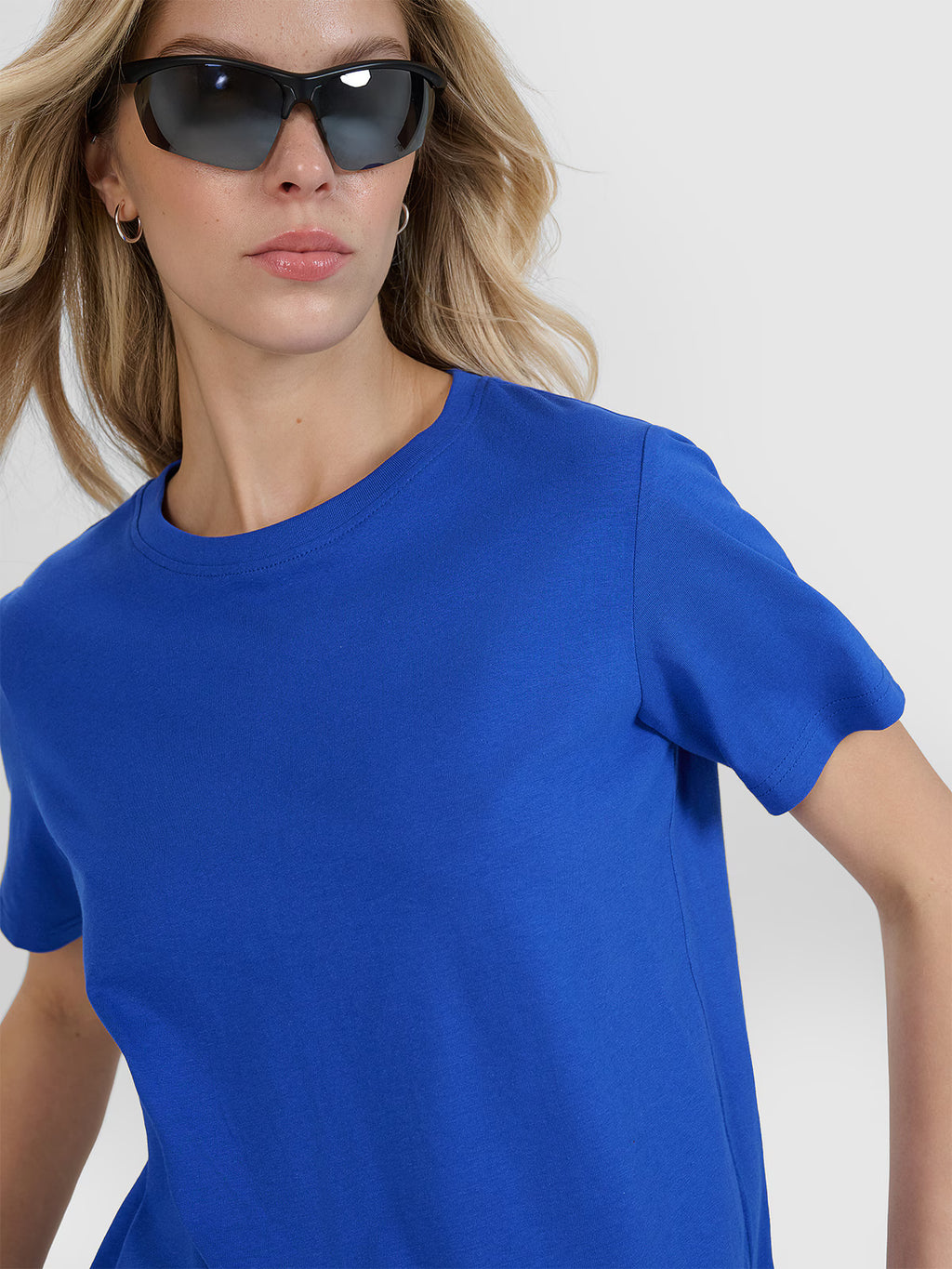 T-shirt oversize z nadrukiem damski