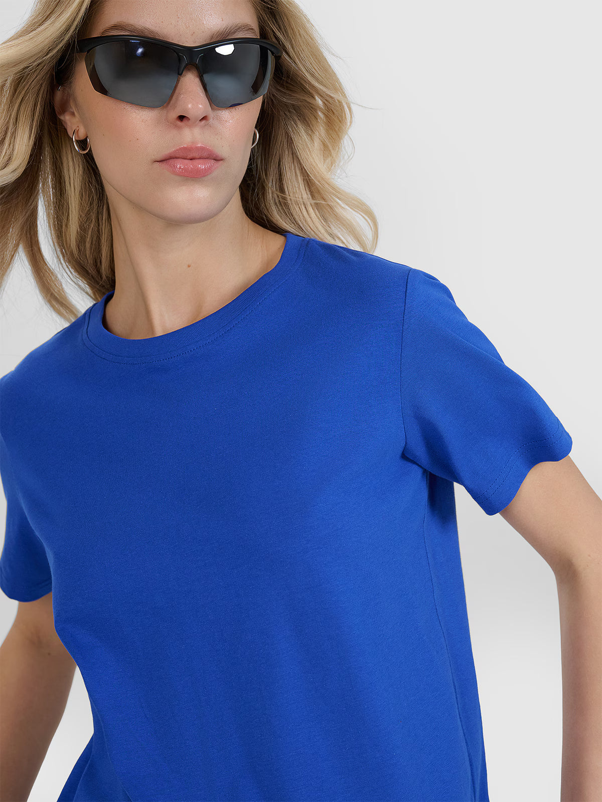 T-shirt oversize z nadrukiem damski