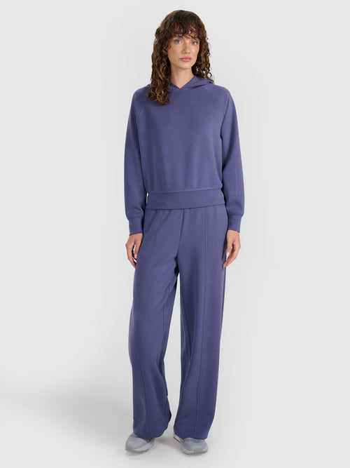 Bluza dresowa nierozpinana z modalem damska
