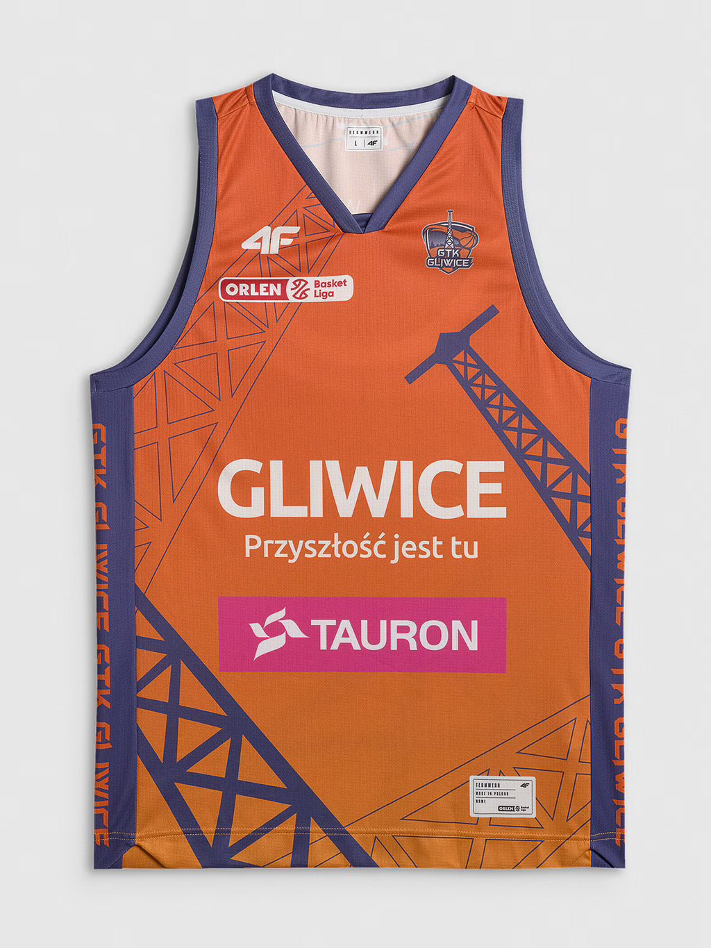 Koszulka meczowa replika domowa z sezonu 2025/26 męska 4F x GTK Gliwice