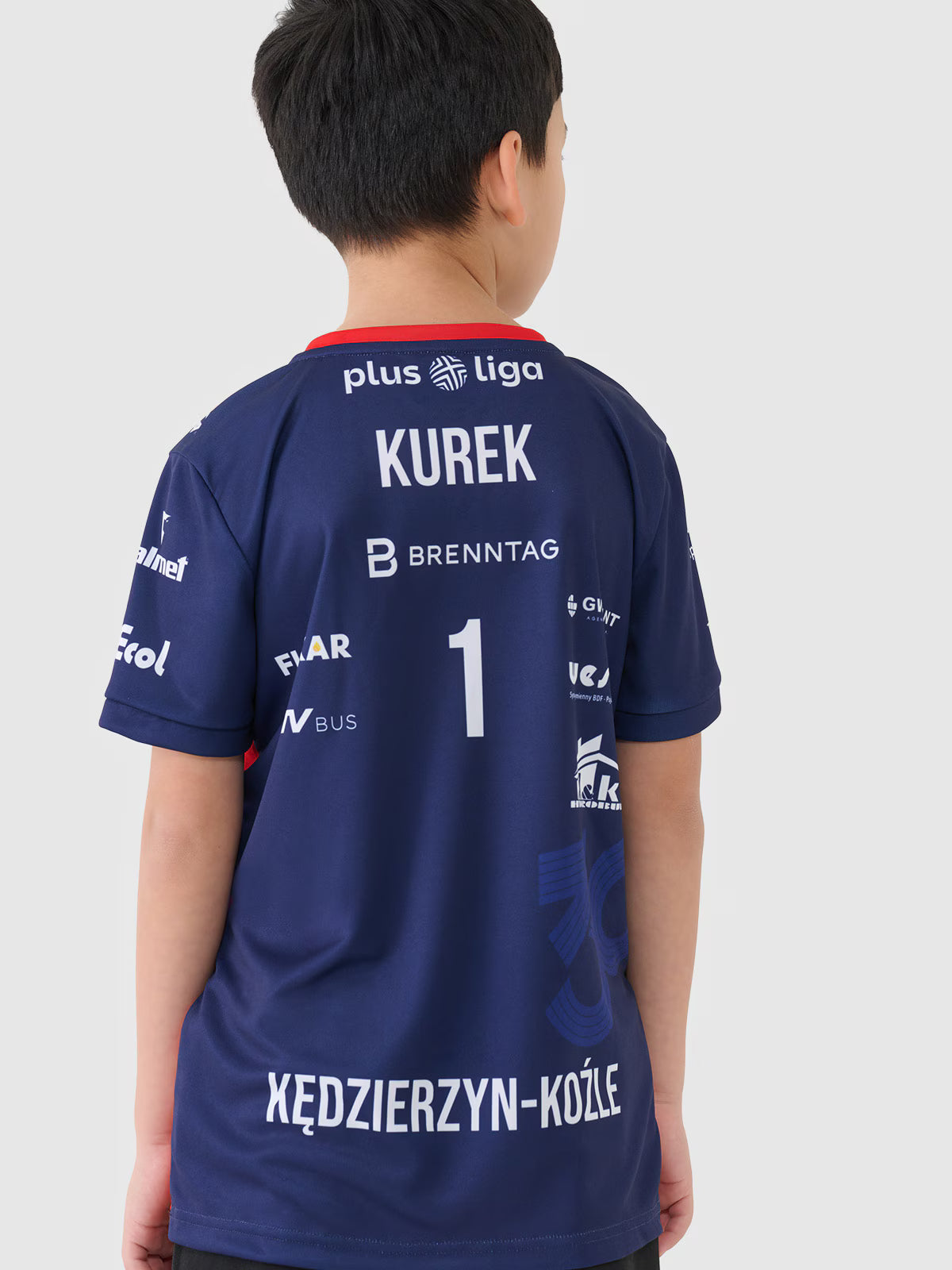 Koszulka meczowa replika domowa z sezonu 2024/2025 dziecięca 4F x Zaksa Kędzierzyn-Koźle - Kurek
