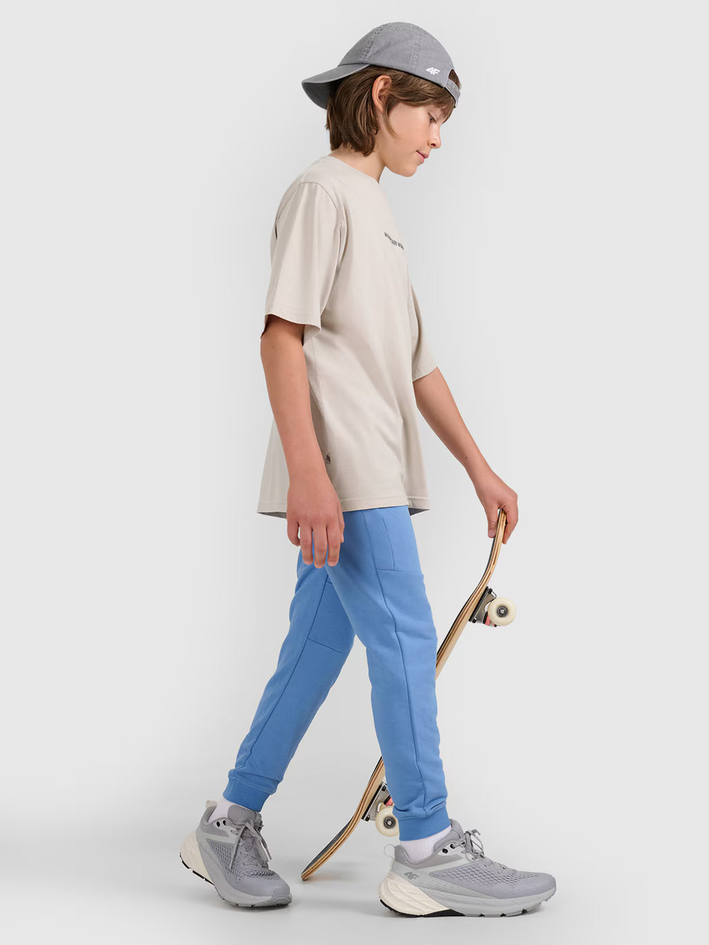 T-shirt oversize z nadrukiem chłopięcy
