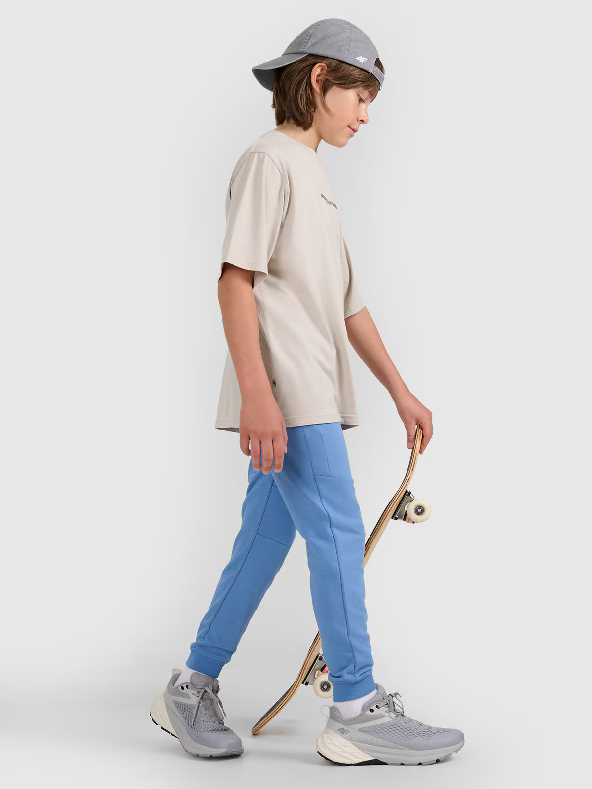 T-shirt oversize z nadrukiem chłopięcy