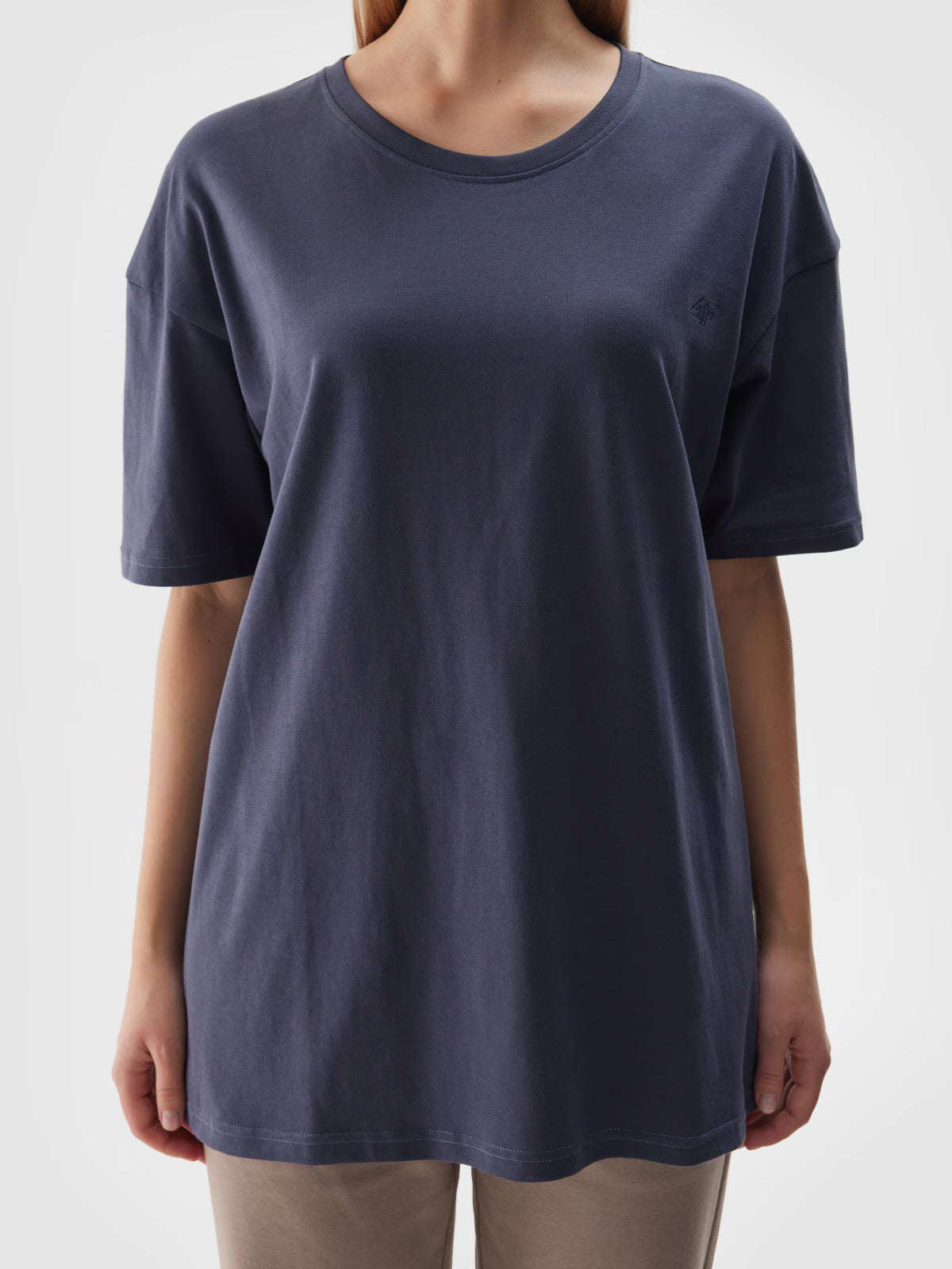 T-shirt oversize gładki uniseks