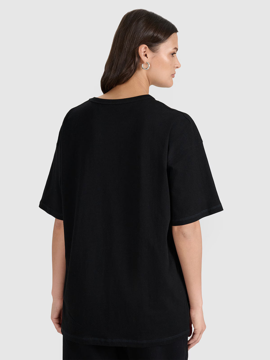 T-shirt oversize gładki uniseks