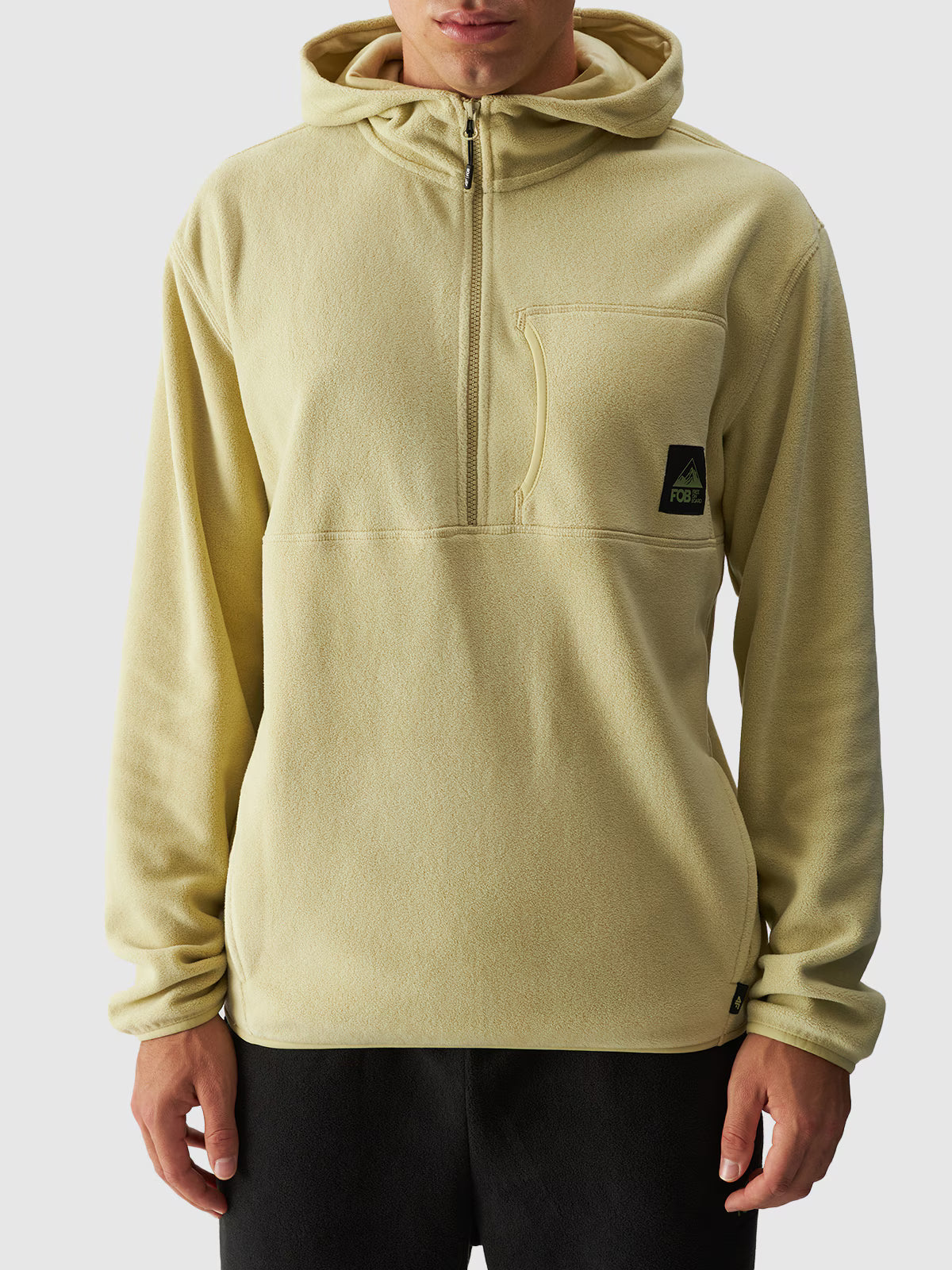 Polar z kapturem oversize męski