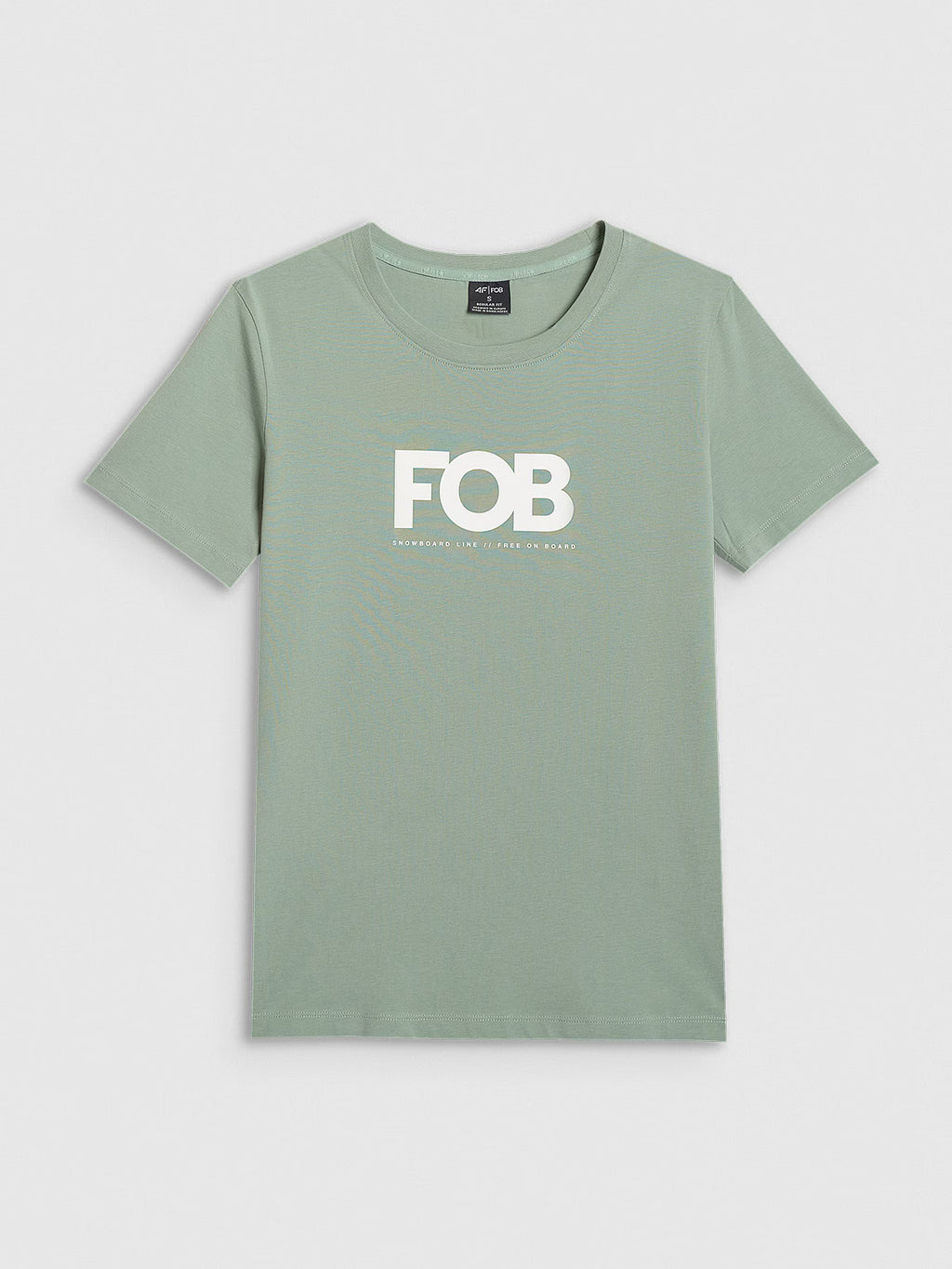 T-shirt regular z nadrukiem damski