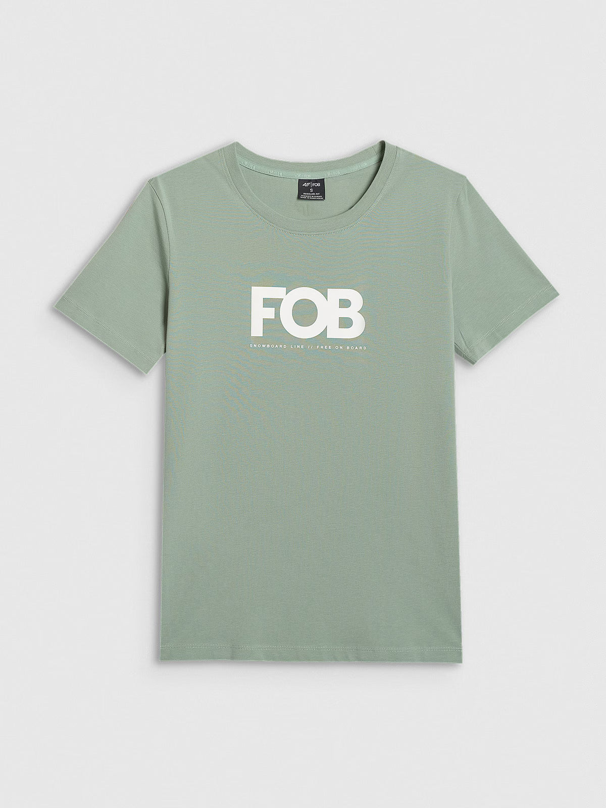 T-shirt regular z nadrukiem damski