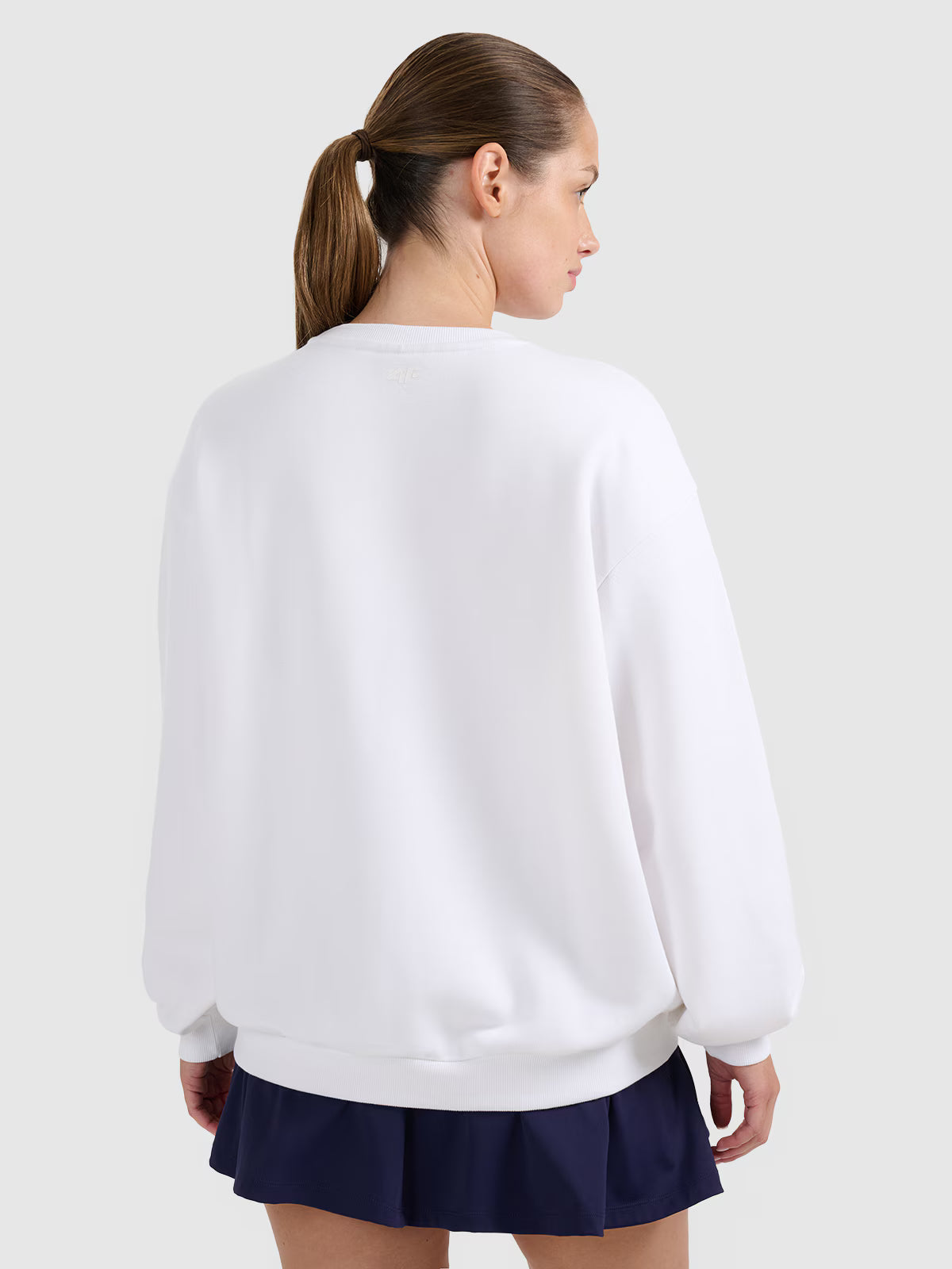 Bluza dresowa nierozpinana bez kaptura damska